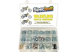 250pc Specbolt Suzuki RMZ 250 or 450 four stroke Bolt Kit for Maintenance & Restoration of MX Dirtbike OEM Spec Fastener RM-Z