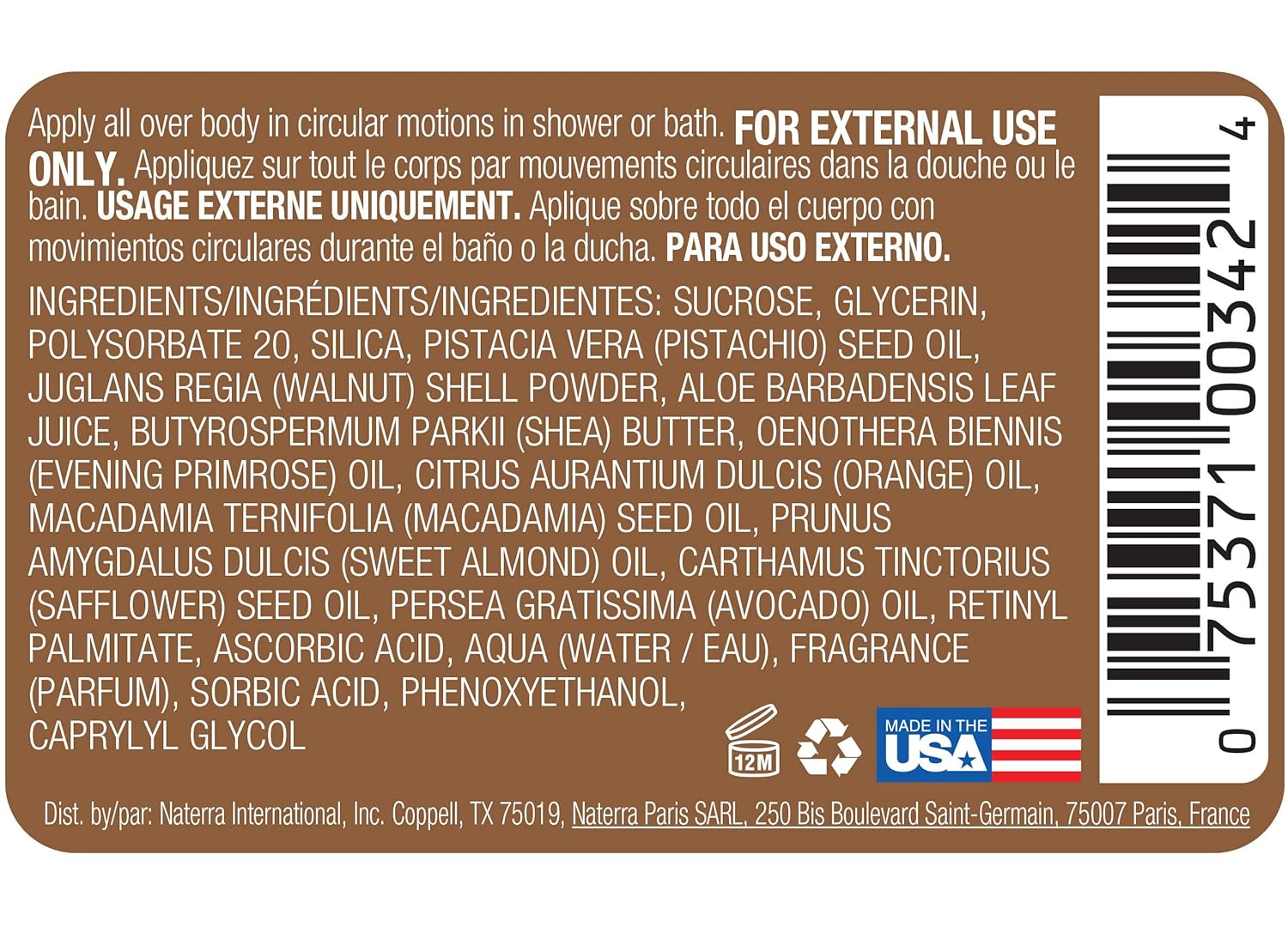 Tree Hut Shea Sugar Scrub Brown Sugar, 18oz, Ultra Hydrating & Exfoliating Scrub for Nourishing Essential Body Care : Beauty