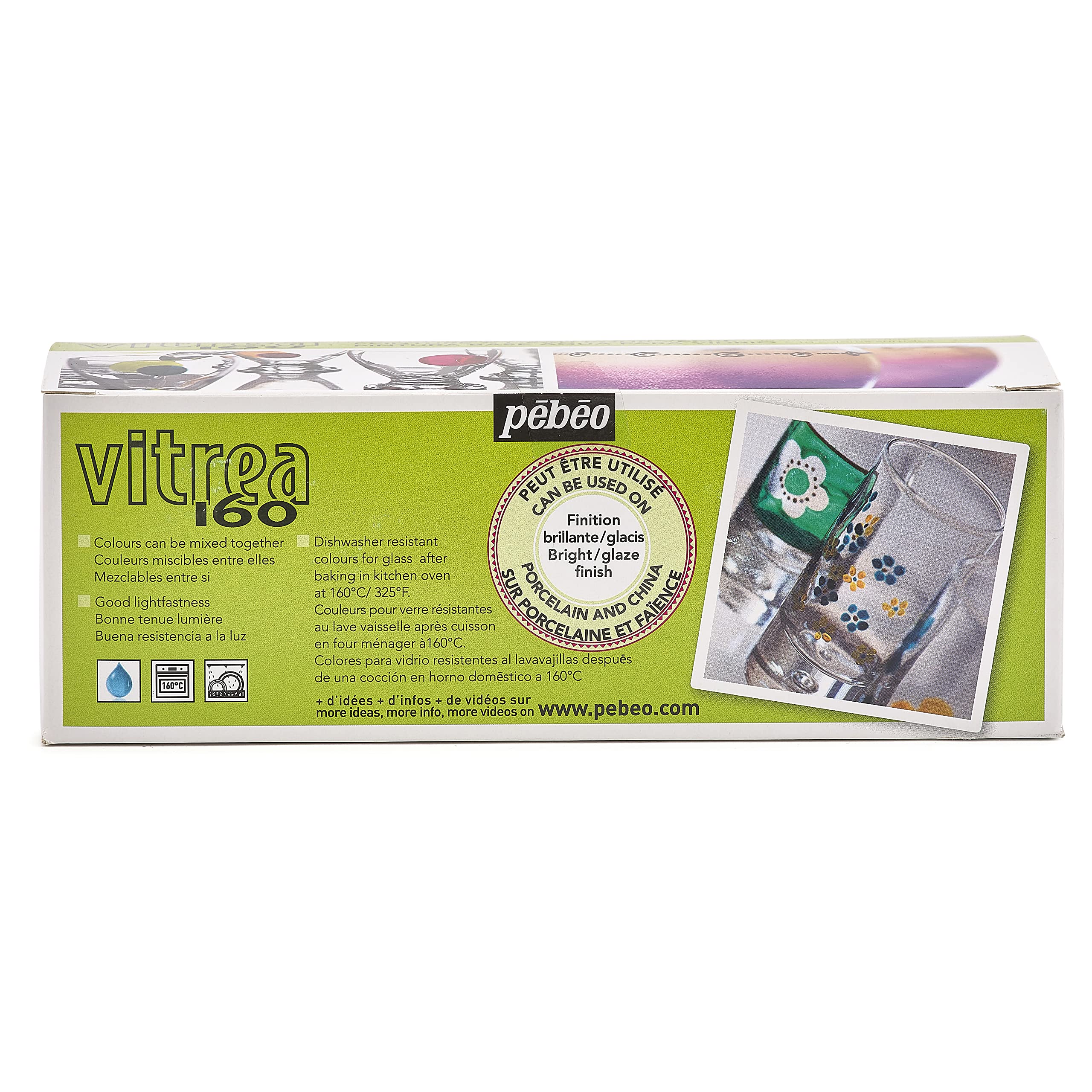 PEBEO INC PEBEO VITREA 160 Set 10PK/45ML, Discovery, One Size,111100