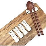 The Elixir Deco Premium Handmade Ceramic Spoon and Chopstick Rest, Fork Knife Holder Stand Dinner Table Decoration, Made in Korea