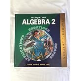 McDougal Littell Algebra 2, Teacher's Edition