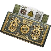 theory11 Lord of the Rings Playing Card Box Set - 4 Decks with Standard &amp; | Gold Foil Editions, Middle Earth Map Box, Movie Theme Poker Cards for Magic, Cardistry, Game Night &amp; Fan Gifts for Adults