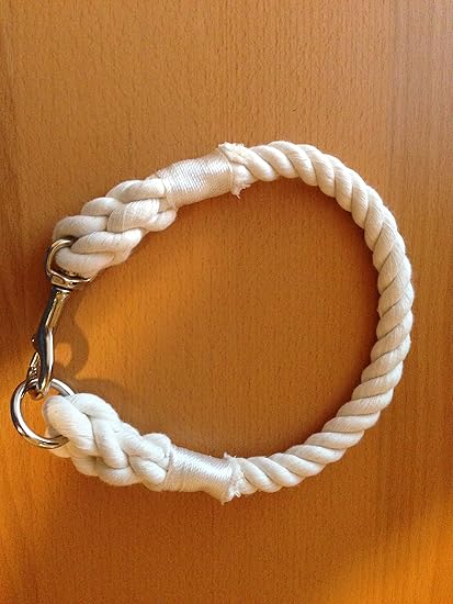 nautical rope dog collar