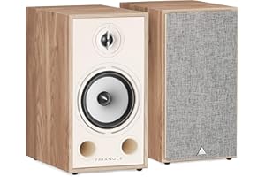 triangle - BOREA BR03 Hi-Fi Bookshelf Speakers - Power handling 100W - Output 90 dB/W/m - Versatile Music and Home Cinema - 206 x 380 x 314 mm - Light Oak (Pair)