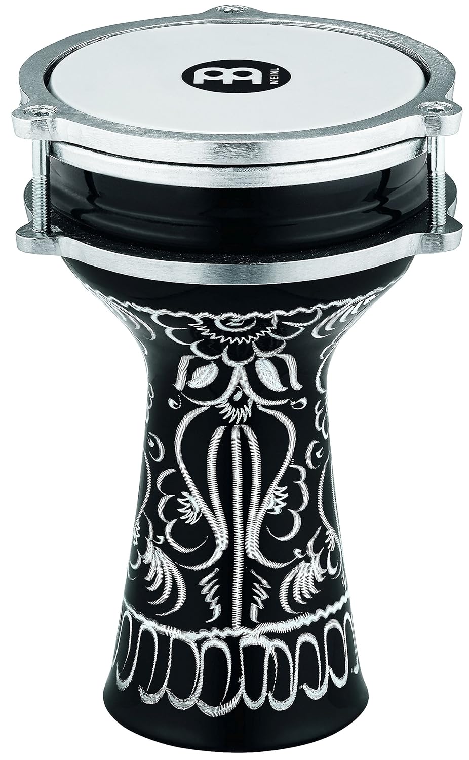 Meinl Percussion HE052 Hand Engraved Aluminum Mini Darbuka with