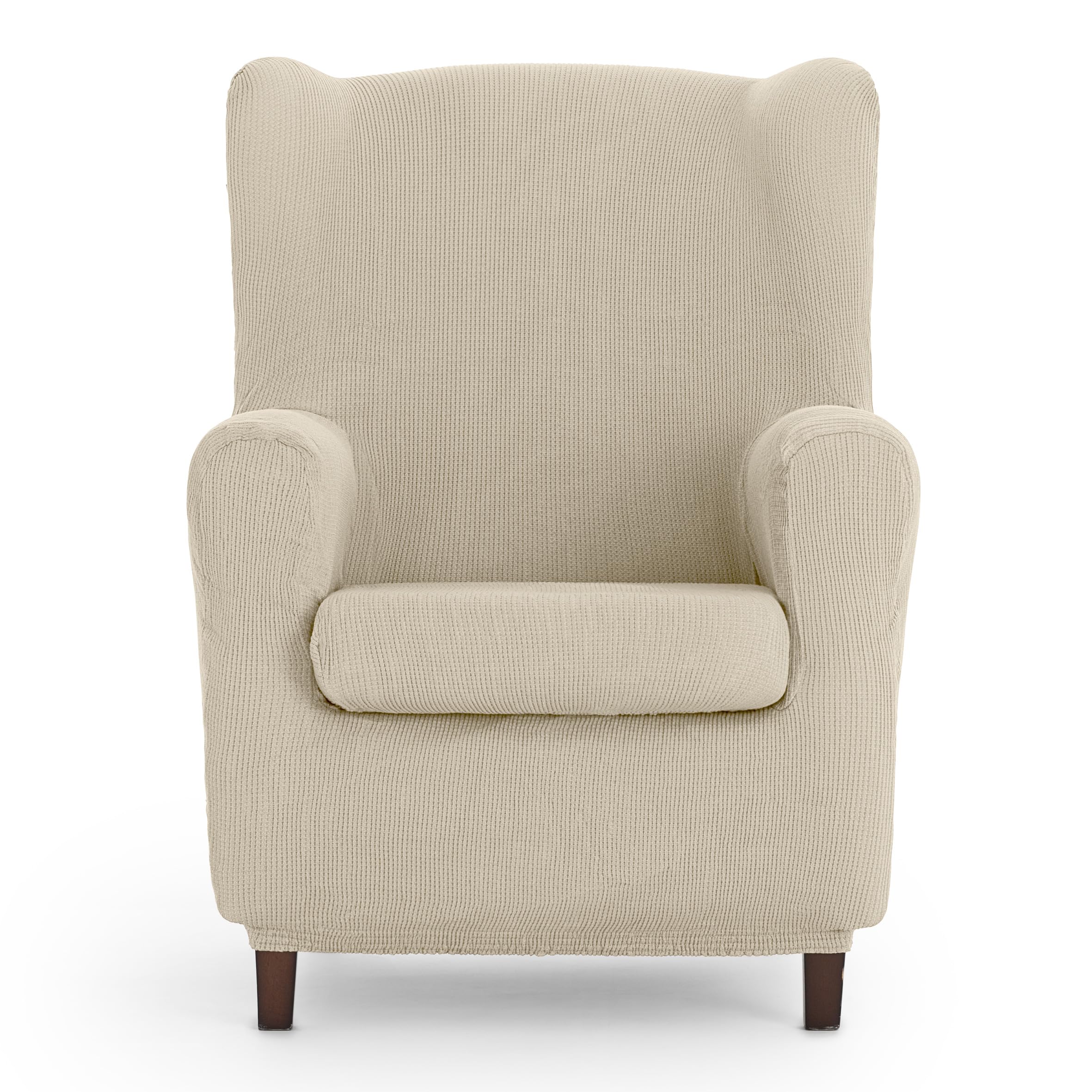 Eysa Ulises elastic wing chair sofa cover colour 00-ecru, Polyester-Cotton, 37 x 5 x 29 cm, F815460