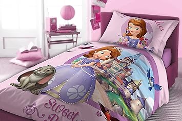 Unbekannt Faro Disney Sofia The First Bettwasche Bettbezug 160x200 Baumwolle Mehrfarben 200 X 160 Cm