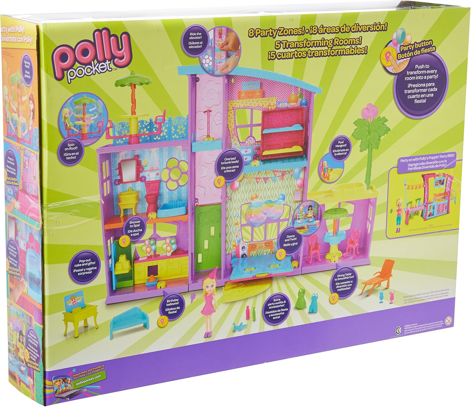 polly pocket poppin party pad