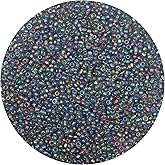 Yholin 10000pcs Silver AB Color Glass Seed Beads Bulk, 2mm 12/0 Tiny Small Waist Spacer Seed Beads for Bracelets, Necklace, Jewelry Making DIY Craft Projects with Tweezers