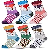 Eocom Kids Wool Socks For Boys Girls Warm Hiking Thermal Winter Cozy Soft Thick Toddlers Crew Boot Socks 6 Pairs