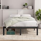 Zinus Elias Double Bed Frame with Storage 135 x 190 cm Black view 9
