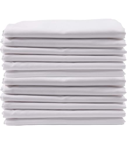 Elegant Comfort 6-Pack Microfiber Pillowcases - 1500 Thread Count, Wrinkle Resistant, Standard/Queen