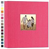 potricher Linen Hardcover Photo Album 4x6 600