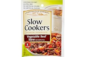 Orrington Farms Slow Cookers Seasoning, Vegetable Beef Stew, 2.5 oz Packet (Pack of 12)