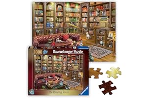Ravensburger The Reading Room 1000 Piece Jigsaw Puzzle for Adults - 12000329 - Handcrafted Tooling, Made in Germany, Every Pi