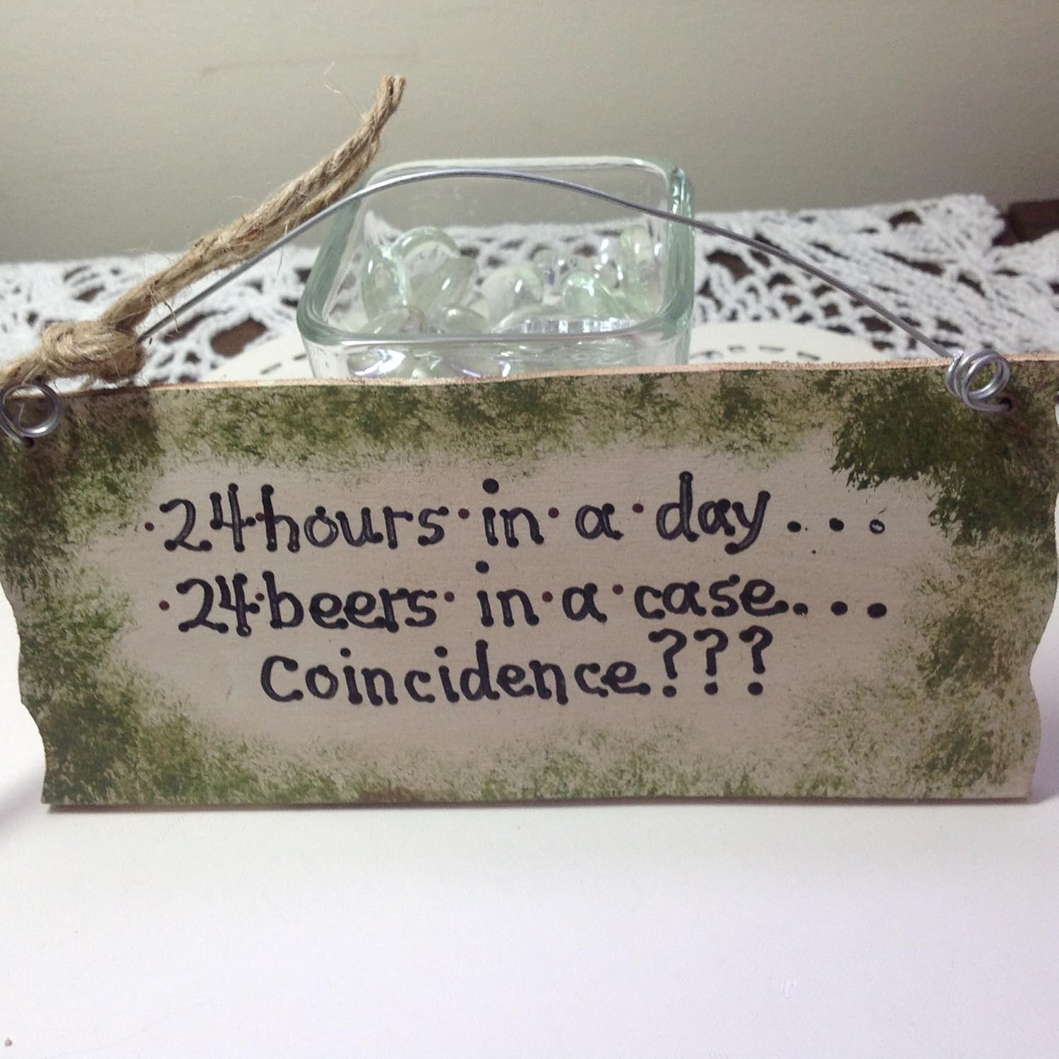 Make Em Laugh Did I Say That Out Loud Wooden Sign Decorative Signs Home Kitchen Stanoc Com