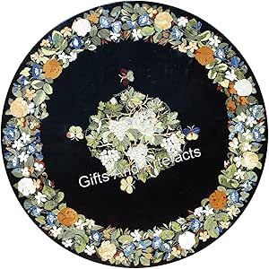 Regalos y Artefactos Diseño Único Hermoso Arte Incrustado Redondo