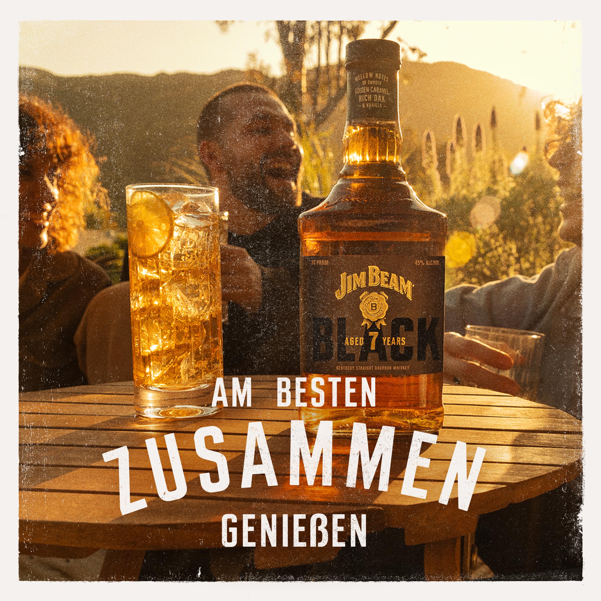 Jim Beam Black, 7 Jahre gereift, Kentucky Straight Bourbon Whiskey, Karamell, Vanille und warme Eichenaromen, 45 Prozent Vol, 700ml 5