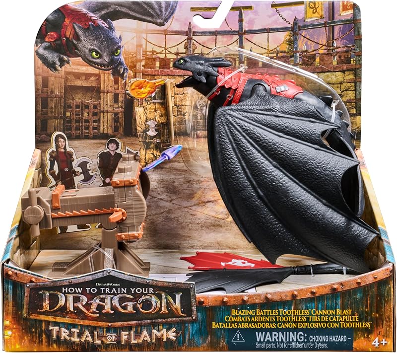 Spin Master Figure BlzgBttsToothlssCannonAttack — foto 2 di 8