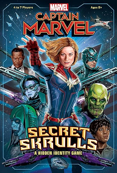 Amazoncom Captain Marvel Secret Skrulls Card Game Hidden