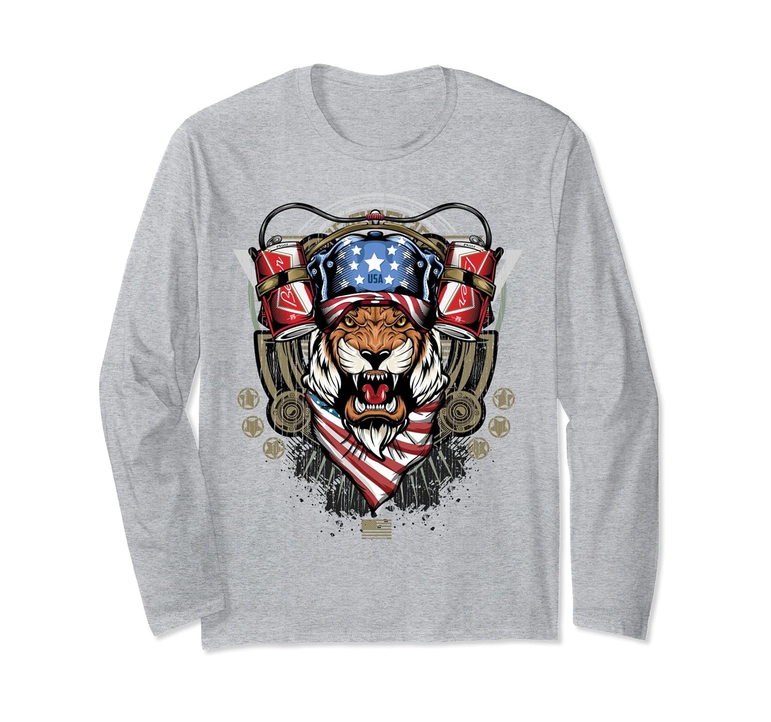 Proud Veterans Tiger Hat Beer Bandana Merica Patriot Gifts-anz
