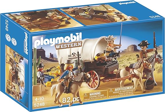PLAYMOBIL - Caravana con Bandidos, Set de Juego (5248): Amazon.es: Juguetes y juegos