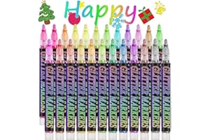 CELEPEN Glitter Marker Pens Shimmer Sparkle Paint Markers, Tween Teen Girl Gifts Trendy Stuff Crafts Art Supplies for Kids Ages 4 6 8 9 10 12 14 16 Year Old Glitter Art Marker for Kids Adults Crafts Supplies