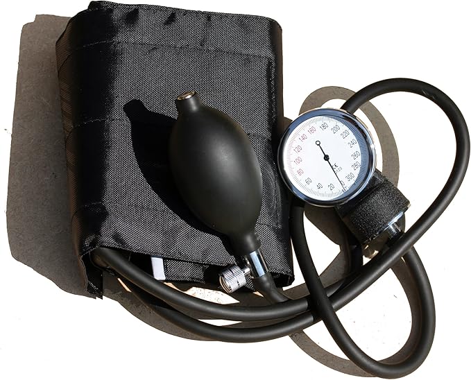 Professional ANEROID SPHYGMOMANOMETER standard adult Cuff with artery indicator Amazon.es