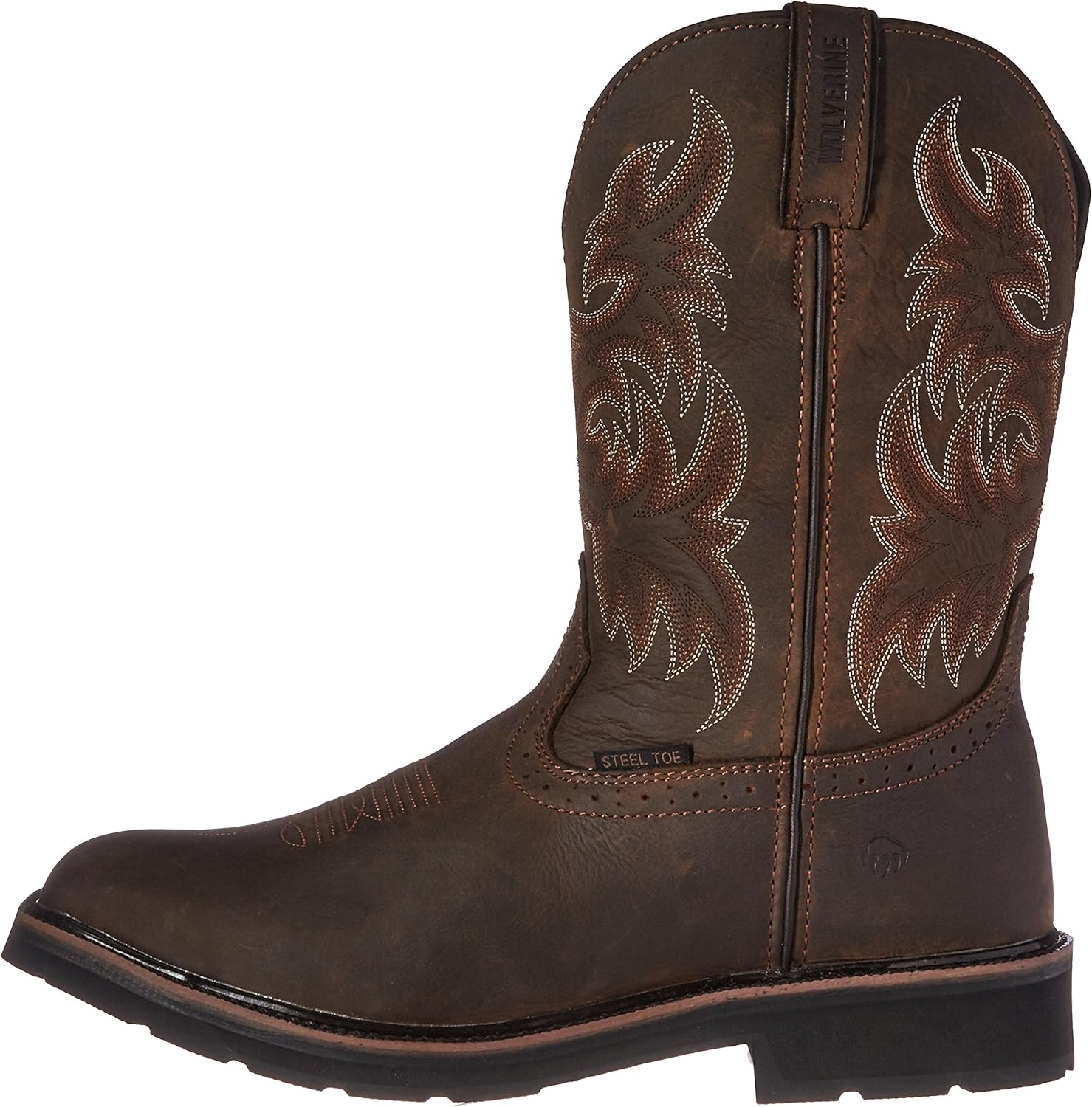 wolverine square steel toe boots