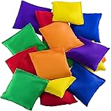 12 Pack Nylon Bean Bags Fun Sports Outdoor Family Games Bean Bag Toss Carnival Toy Bean Bag Toss Game