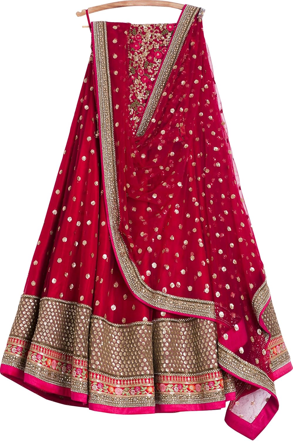 generic women's silk multi-coloured embroidary lehenga cholis (lehenga_jf-053_freesize)