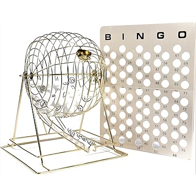 Regal Games Jumbo Professional Brass Ping Pong Ball Bingo Cage