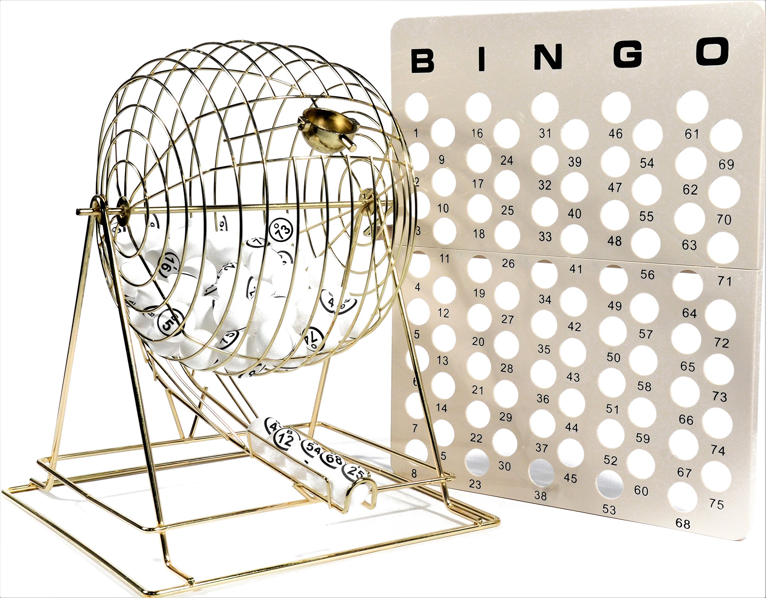 Regal Games Jumbo Professional Brass Ping Pong Ball Bingo Cage Pricepulse