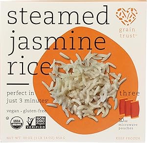 Grain Trust Rice Steamed Jasmine, 30 oz