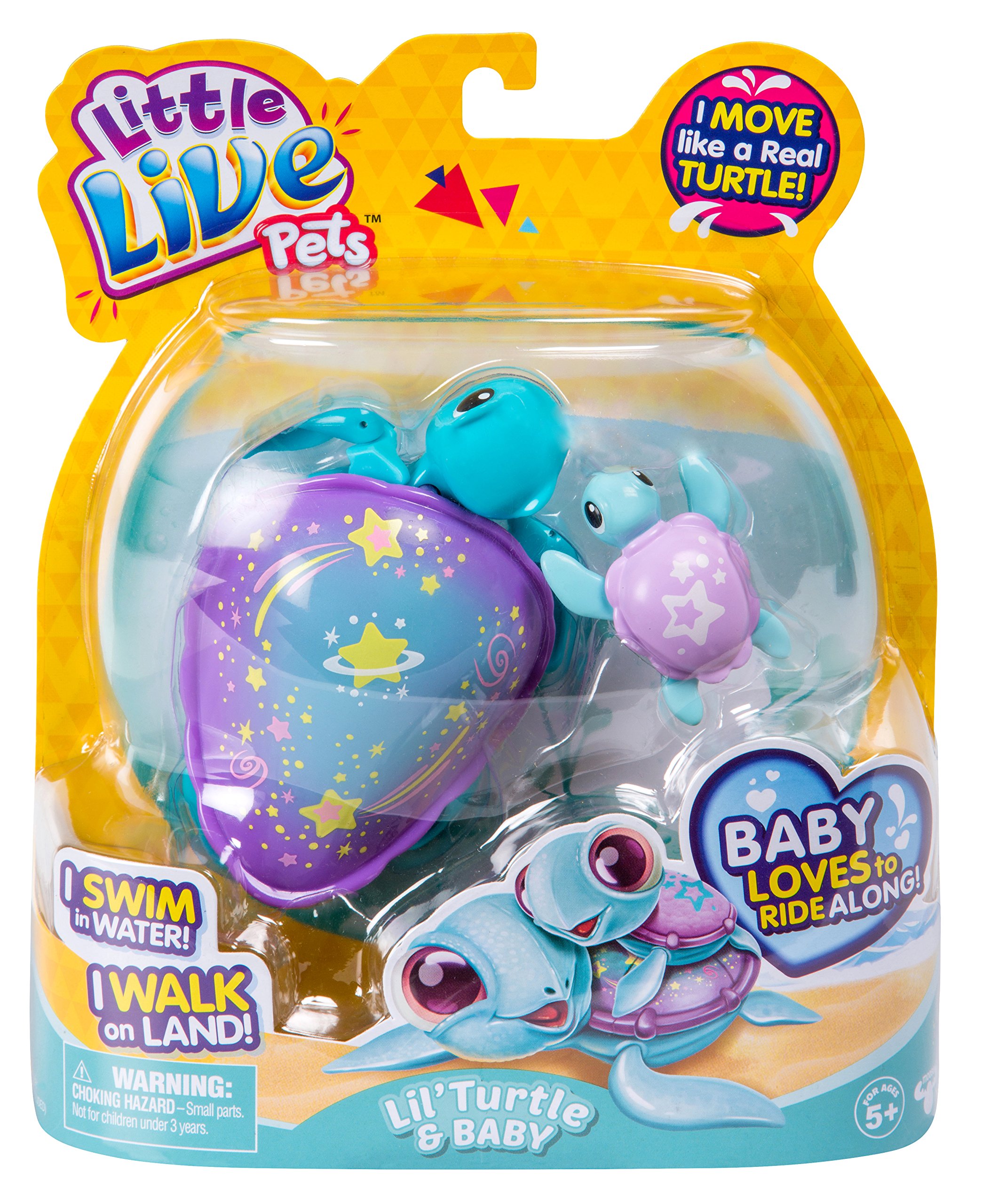 Little Live Pets Turtle - Sky The Star Turtle and
