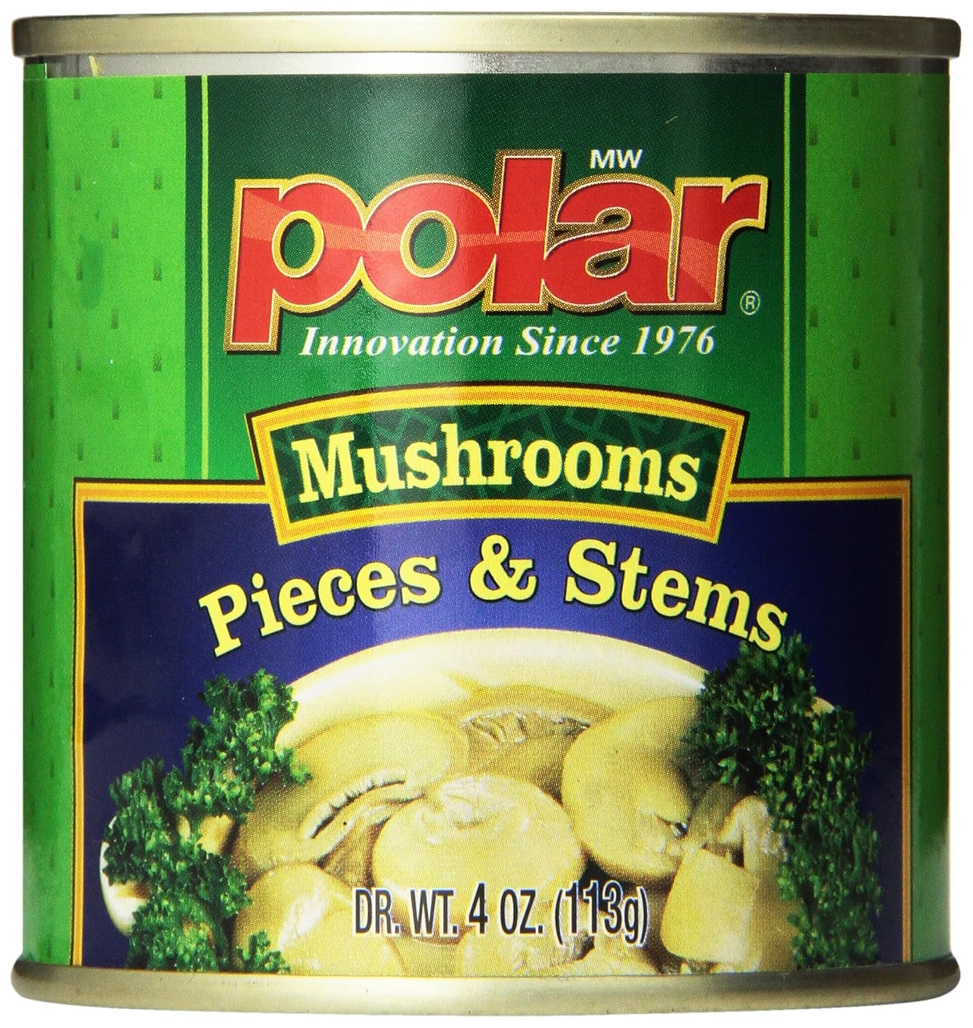 MW Polar Mushrooms, Pieces & Stems, 4Ounce (Pack of 24