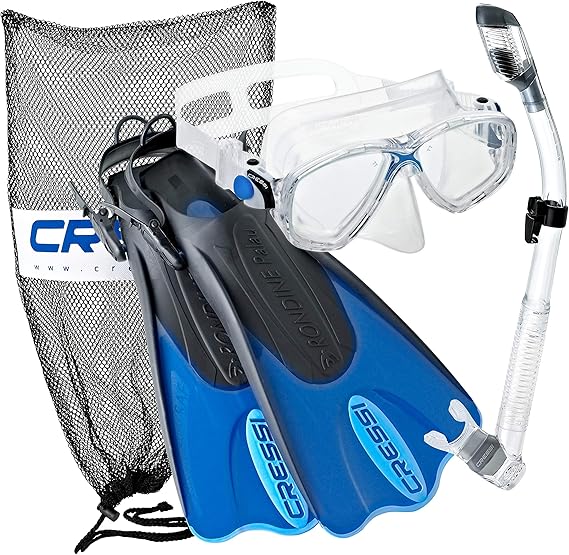 Cressi Mask Fin Snorkel Set, (Made In Italy) Amazon.co.uk Sports