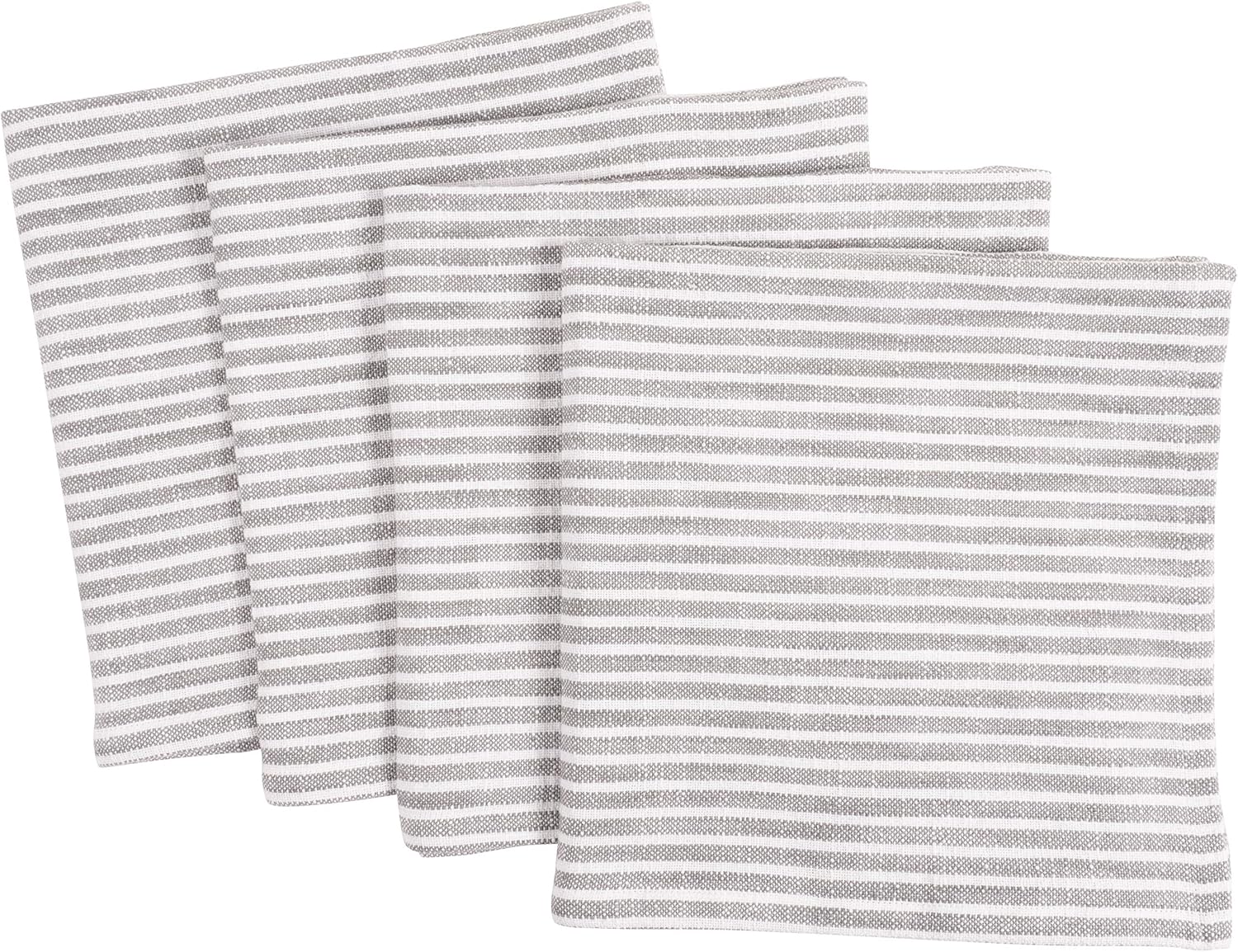 KAF Home Monaco Relaxed Casual Farmhouse Napkin | Set of 4, 100% Slubbed Cotton, 20x20 Inch Cloth Napkins | for Entertaining and Everyday Use (Mineral Green): Home & Kitchen