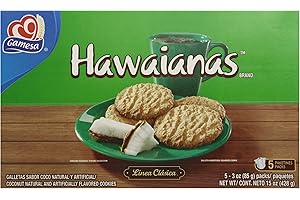Gamesa Hawaiians Cookies, 15.1 Ounce