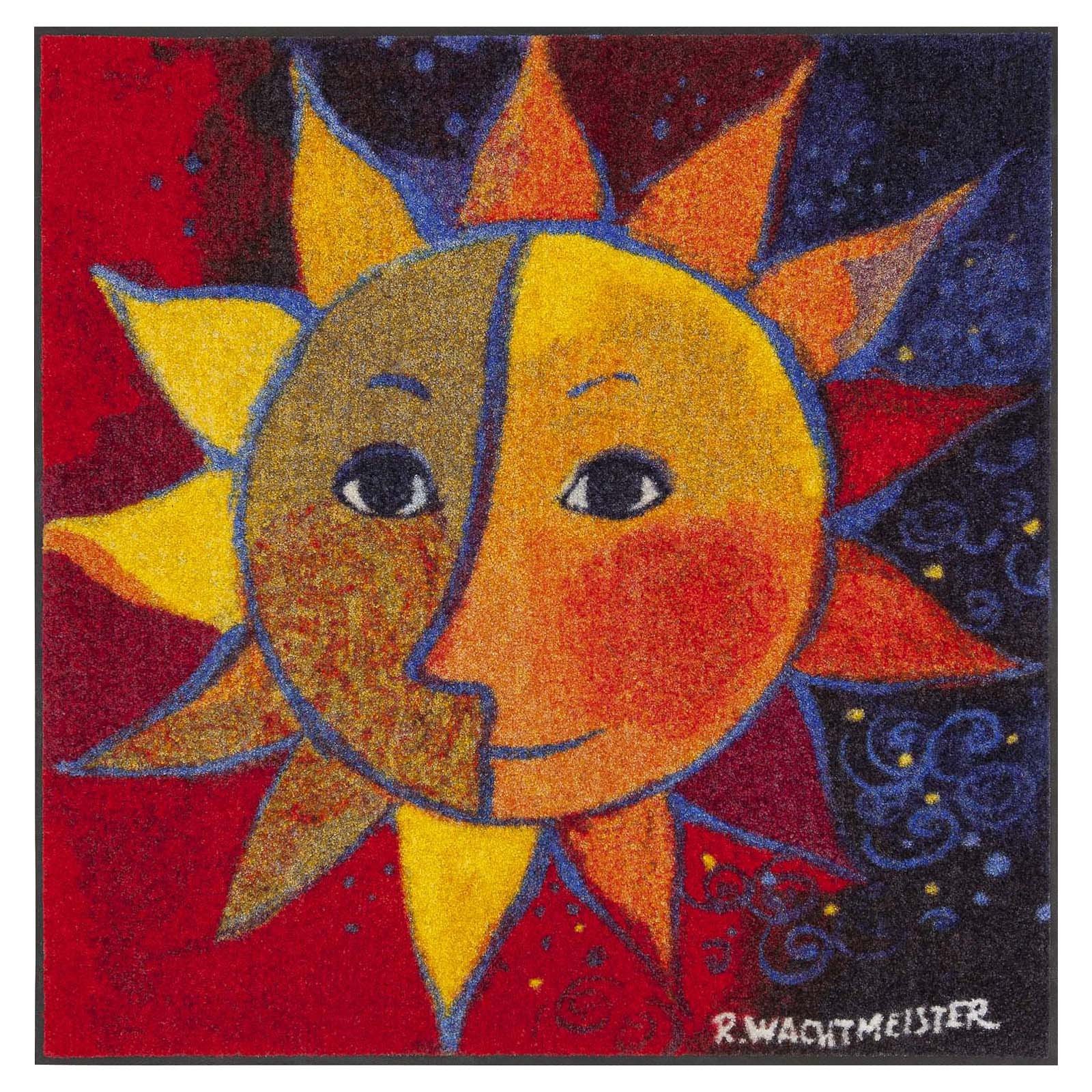 Rosina Wachtmeister doormat colourful size 85x85 cm