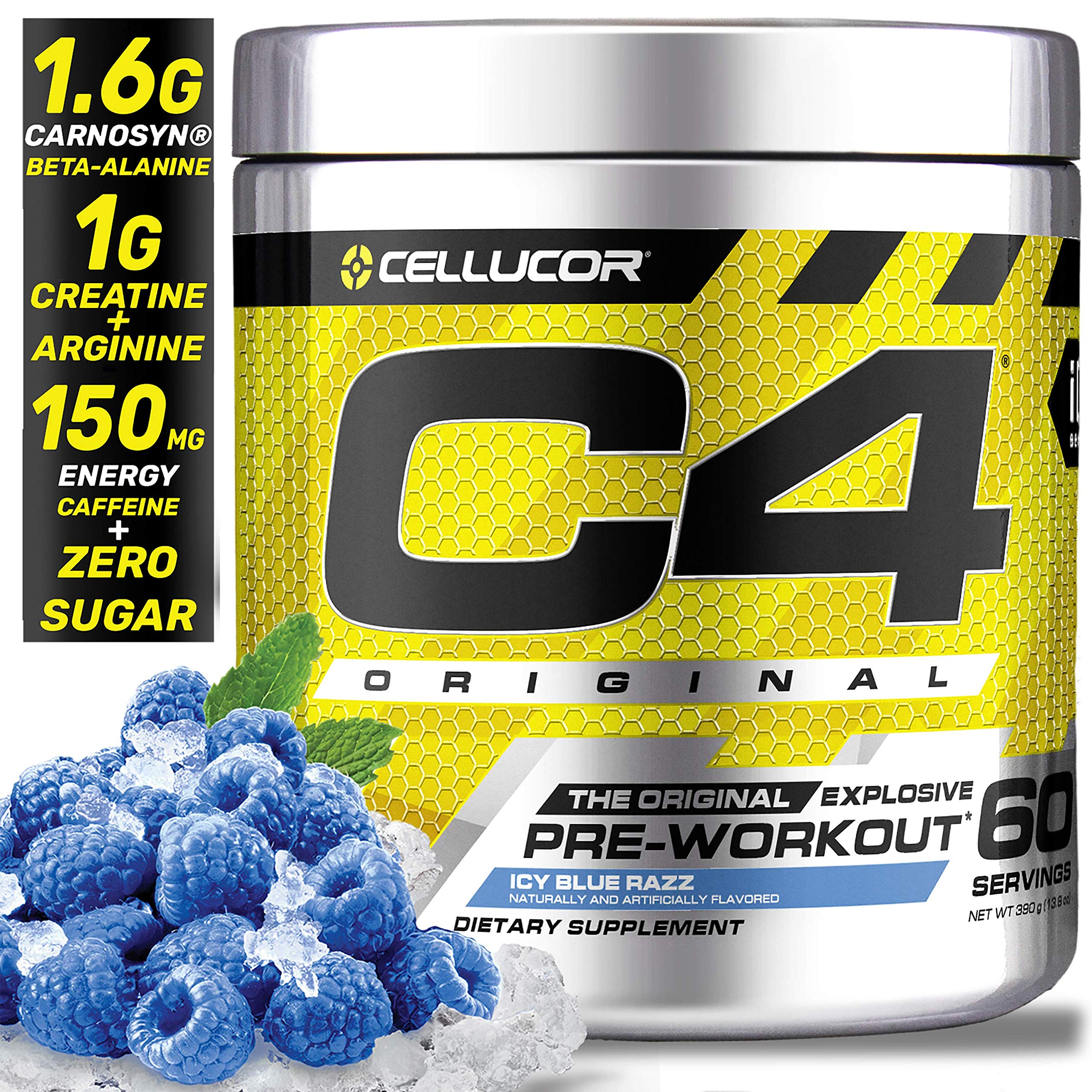 Cellucor C4 Pre Workout Supplement, Creatine Nitrate, Nitric Oxide