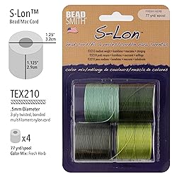 The Beadsmith S-Lon Bead Cord – .5 mm Twisted