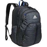 adidas Prime School Backpack 37L | Padded 17-In. Laptop Sleeve, Water-Bottle Pockets, LoadSpring Carry, Rolls With Your Suitcase, School Gym &amp; Travel Ready