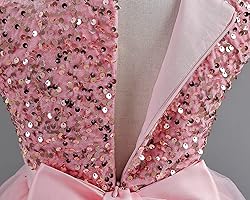 Nileafes Flower Girl Pageant Sequins Dress Princess