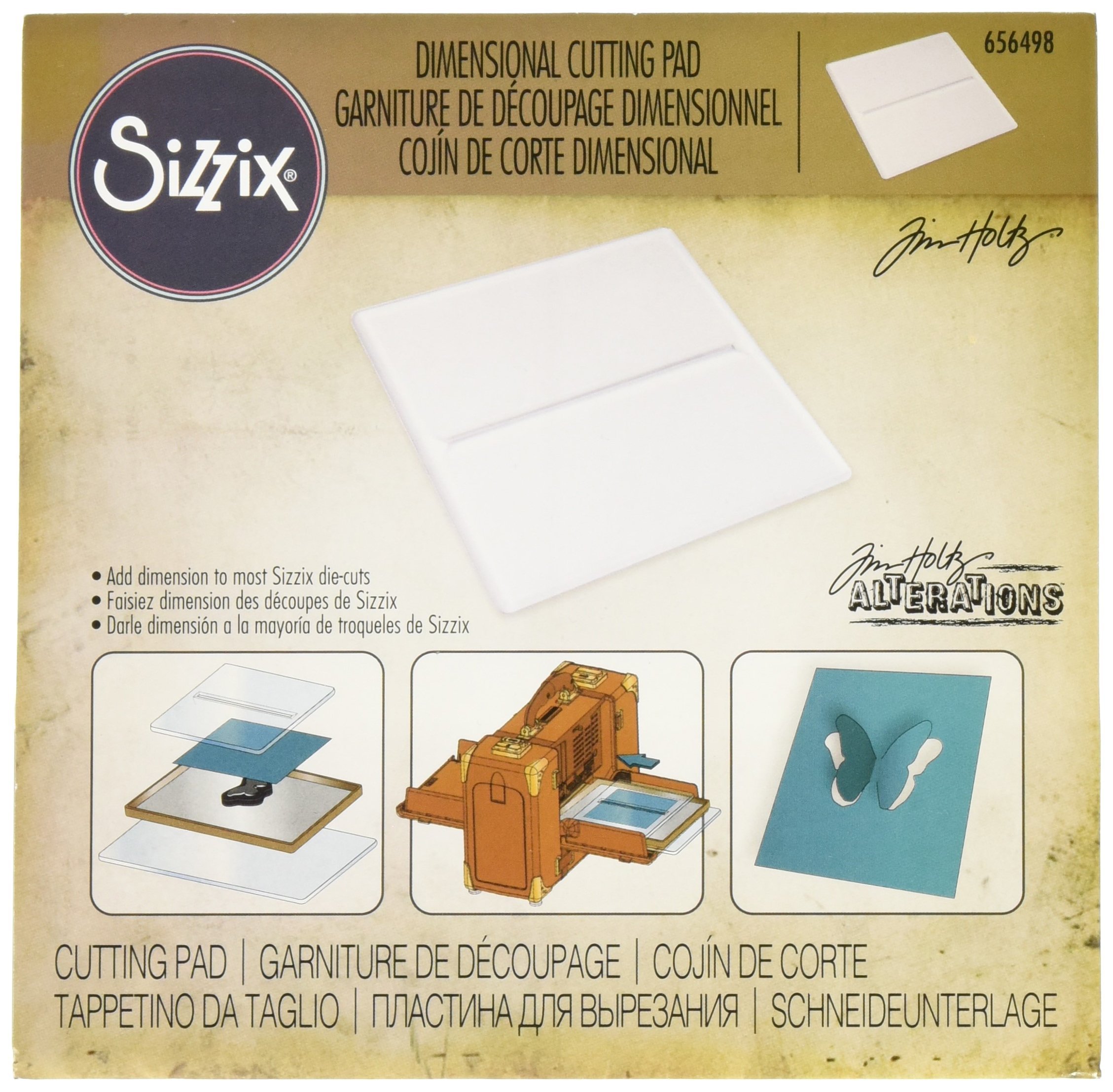 Sizzix Dimensional Cutting Pads by Tim Holtz 656498, Multi Color, One Size