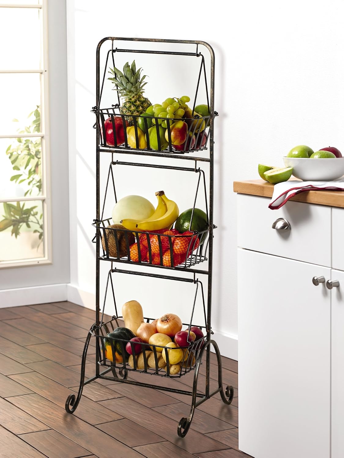 Baskets Home Antique Black Gourmet Basics by Mikasa 5216453 Bristol 3