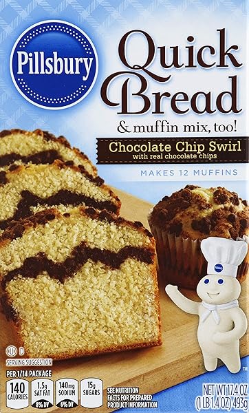 PILLSBURY CHOCOLATE CHIP SWIRL QUICK BREAD AND COFFEE...