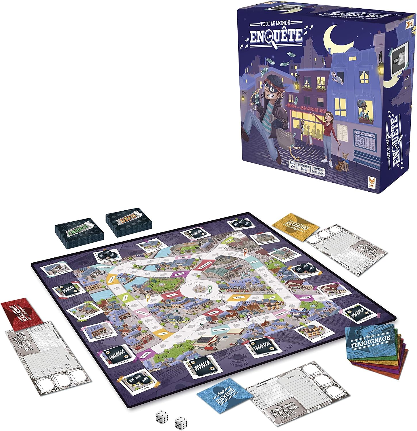 TOPI GAMES Company Games, TME-519001, Blue, Purple, Black White, Bleu, Violet, Noir Blanc - Image 3