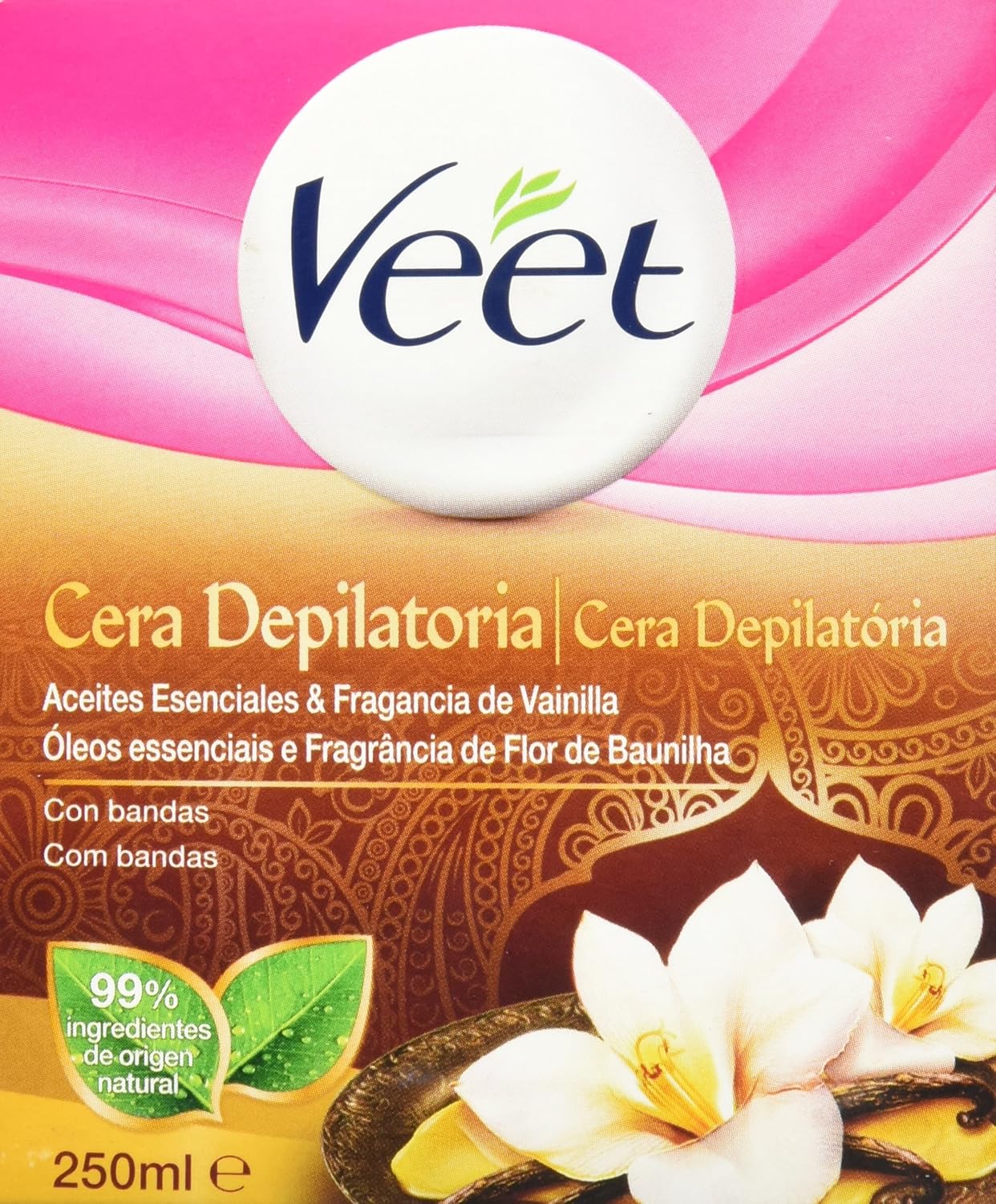 Veet Formula Oriental - Cera depilatoria con bandas, 25 cl: Amazon.es: Amazon Pantry