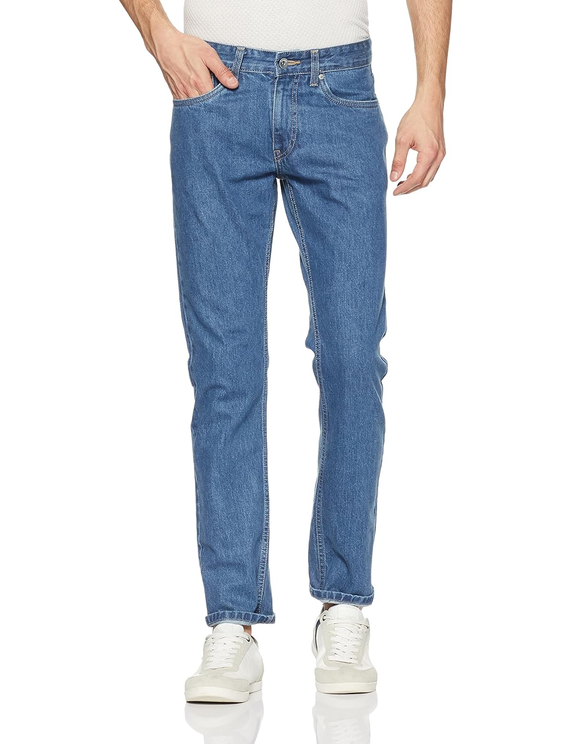 symbol amazon brand men's relaxed fit jeans